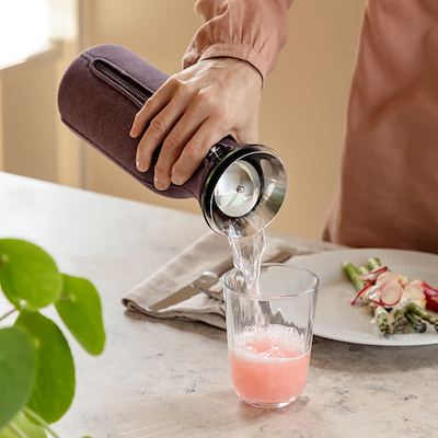Eva Trio køleskabskaraffel fig purple 1 liter