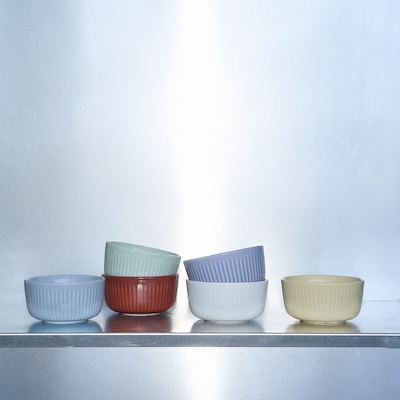 Eva Trio Legio Nova Palette skål rødbrun Ø 10 cm