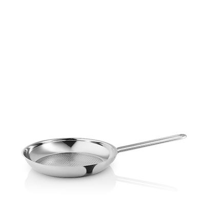 Eva Trio Honeycomb Stainless Steel stegepandesæt rustfrit stål Ø 24 og Ø 28 cm