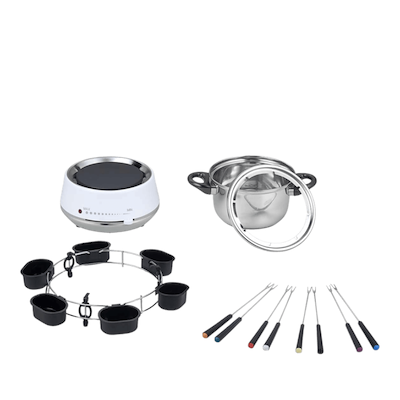 Melissa elektrisk fondue hvid 2 liter 1200 watt