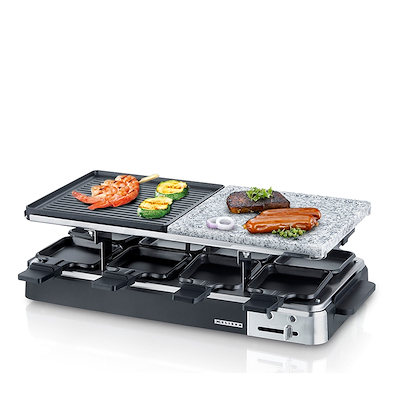 Melissa raclette til 8 personer sort 1300 watt