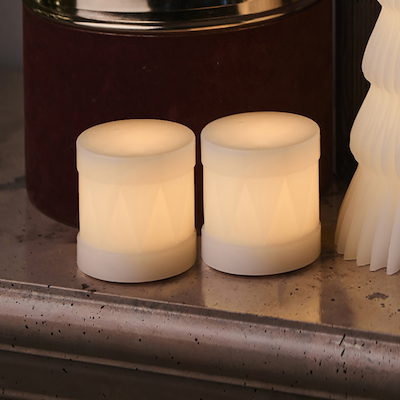 Sirius Elly LED tromme hvid 5,5 cm 2 stk.