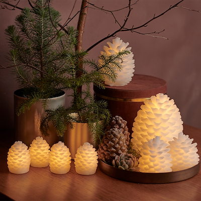 Sirius Clara kogle hvid H7 cm 2 stk.