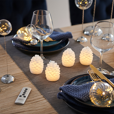 Sirius Clara kogle hvid H7 cm 2 stk.