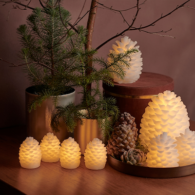 Sirius Clara LED kogle hvid 4 stk. H7,5cm