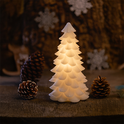 Sirius Carla LED juletræ hvid H23 cm