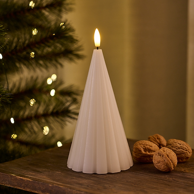 Sirius Laura LED juletræ hvid H20 cm