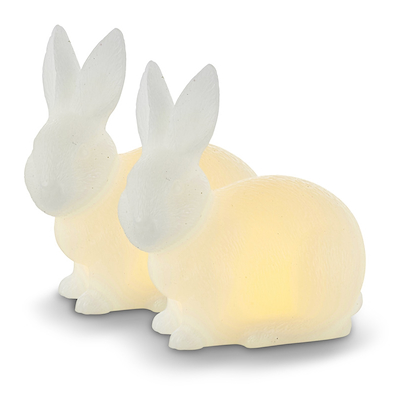 Sirius Elin LED kanin hvid 10 cm 2 stk.