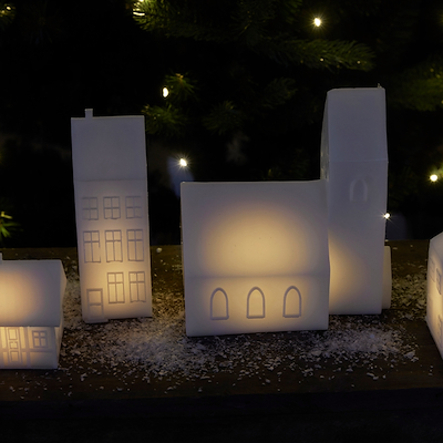 Sirius København kirke hvid H20 cm