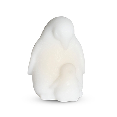 Sirius Lou og Baby LED figur hvid H 11 cm