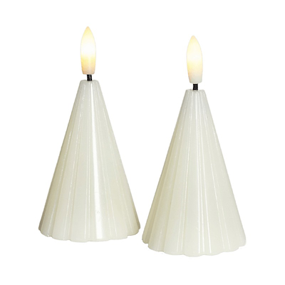 Sirius Laura Lak LED lystræ hvid H8 cm 2 stk.