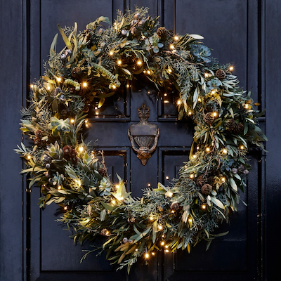 Sirius Julius LED lyskæde ude & inde hvid 900 cm