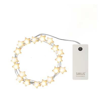 Sirius Ally stjerne lyskæde multifarvet 2 meter