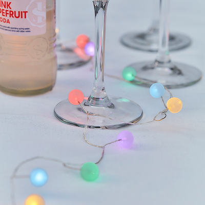 Sirius Ally kugle lyskæde multi 40 stk