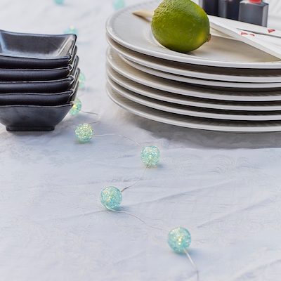 Sirius Maja kugle lyseblå 20 led