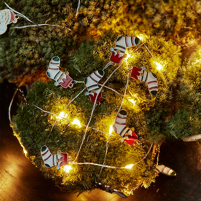 Sirius Nille LED lyskæde julesok 90 cm