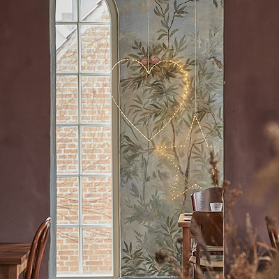 Sirius Liva hjerte hvid 80 LED H70 cm