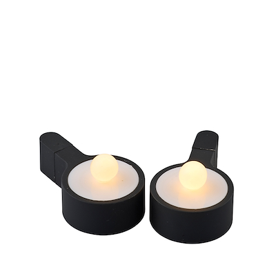 Sirius Amalia fyrfadslys med magnet 2 stk. sort