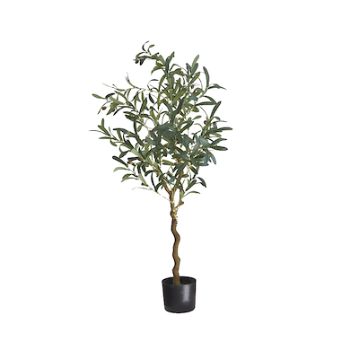 Sirius Oliva kunstigt oliventræ olivengrøn H 120 cm 120 LED