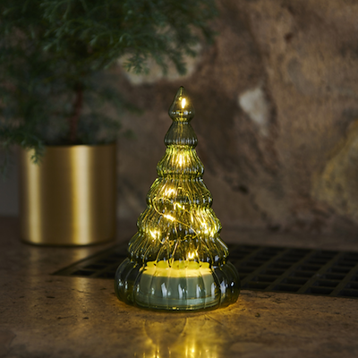 Sirius Lucy juletræ grøn 16,5 cm