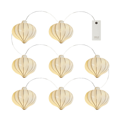Sirius Vilma LED glas guirlande hvid 1 meter