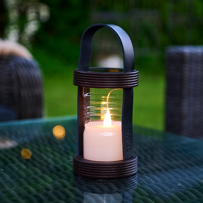 Sirius Aston Solar lanterne brun 26,5 cm