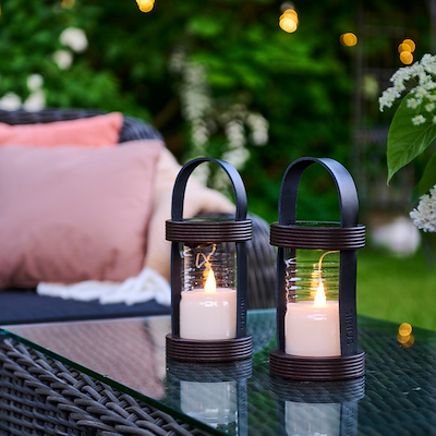 Sirius Aston Solar lanterne brun 26,5 cm