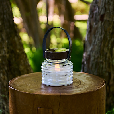 Sirius Aston Solar lanterne brun 12 cm