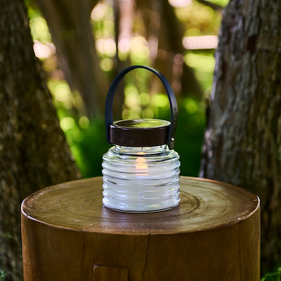 Sirius Aston Solar lanterne brun 12 cm