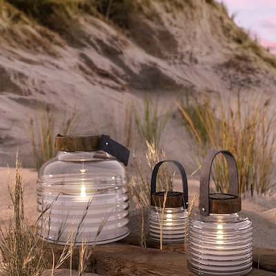 Sirius Aston Solar lanterne brun 12 cm