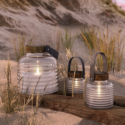 Sirius Aston Solar lanterne brun 20 cm