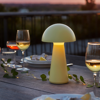 Sirius Sam bordlampe pastelgrøn h28 cm