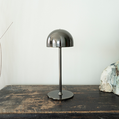 Sirius Tim genopladelig bordlampe sort nikkel H30 cm