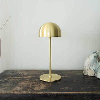 Sirius Tim genopladelig bodlampe messing H30 cm