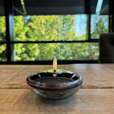 Sirius Lia LED-bordlys sort Ø10 cm H5 cm