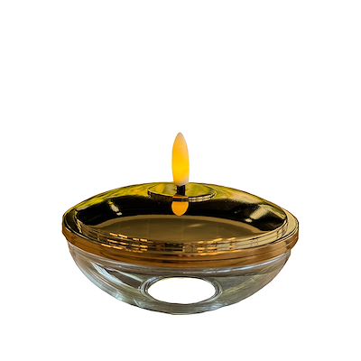 Sirius Lia LED-bordlys guld Ø10 cm H5 cm