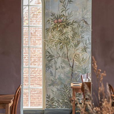 Sirius Liva hjerte hvid 40 LED H26 cm