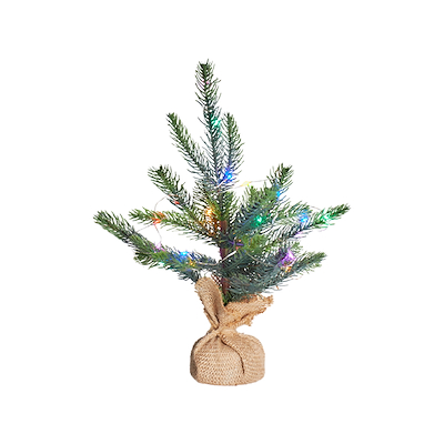 Sirius Bella juletræ med lys multifarvet H30 cm