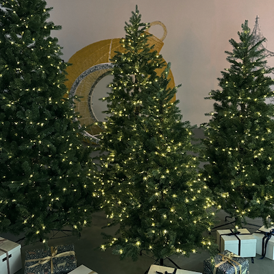 Sirius Eric juletræ med LED lys H2,1 meter