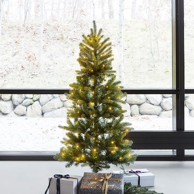 Sirius Elton juletræ med LED knirke H 1,5 meter