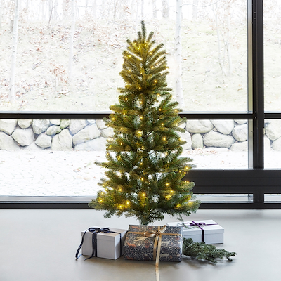 Sirius Elton juletræ med LED knirke H 1,5 meter