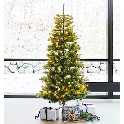 Sirius Elton juletræ med LED knirke H 1,8 meter