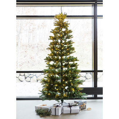 Sirius Elton juletræ med LED knirke H2,4 meter