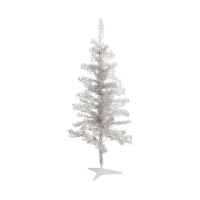 Sirius Happy LED juletræ sølvfarvet H 120 cm