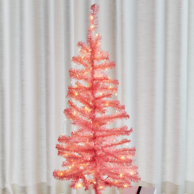 Sirius Happy LED juletræ lyserød H 120 cm