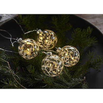 Sirius Eva julekugle 2020 hvid