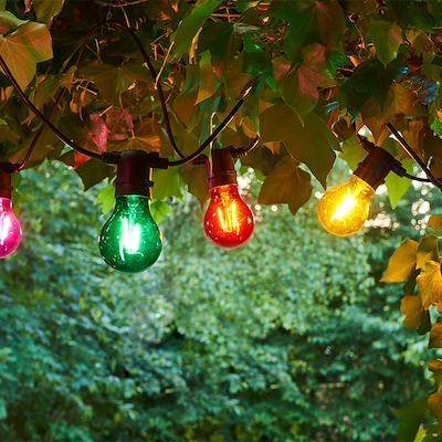 Sirius Tobias LED lyskæde startsæt ude & inde multifarvet 4,5 meter