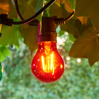 Sirius Tobias LED pære rød E27 ude & inde | Kop & Kande