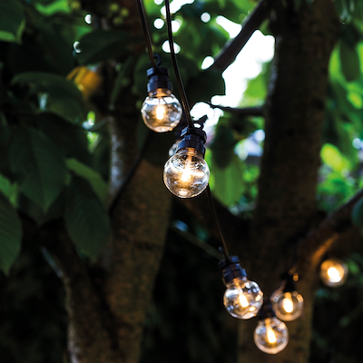 Sirius Lucas LED suppleringslyskæde ude & inde klar 3 meter