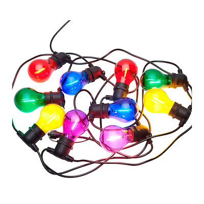 Sirius Lucas Solar lyskæde ude & inde startsæt multifarvet